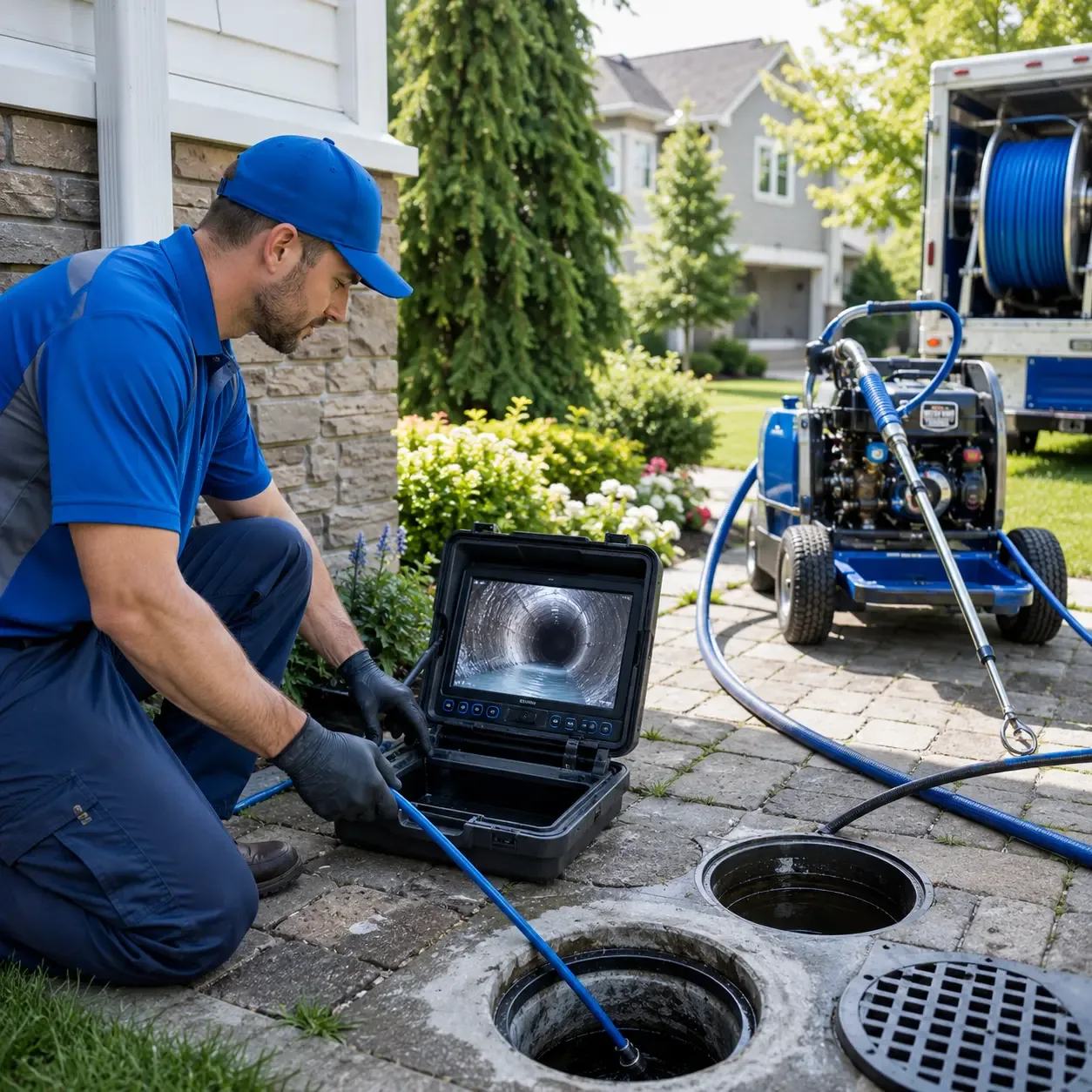 Outdoor drain cleaning professionals serving Jackson, MI