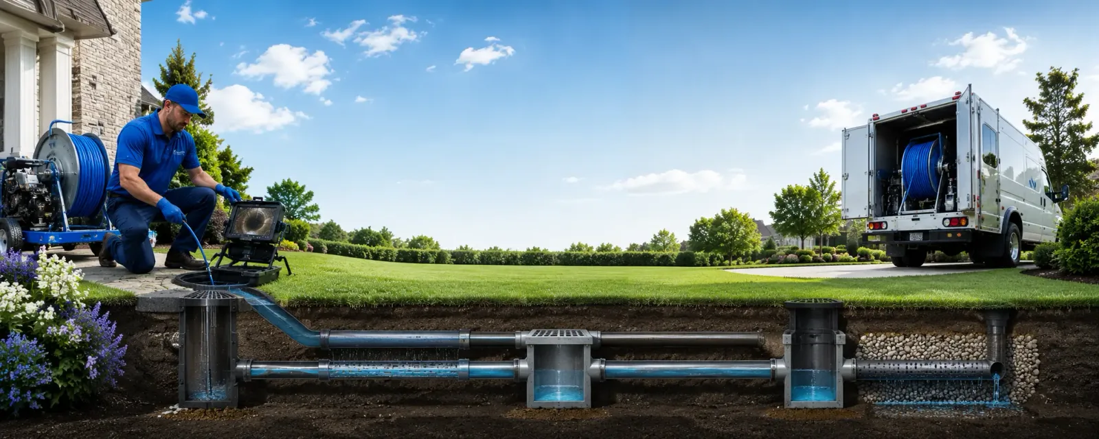 Outdoor drain cleaning information for Jackson, MI