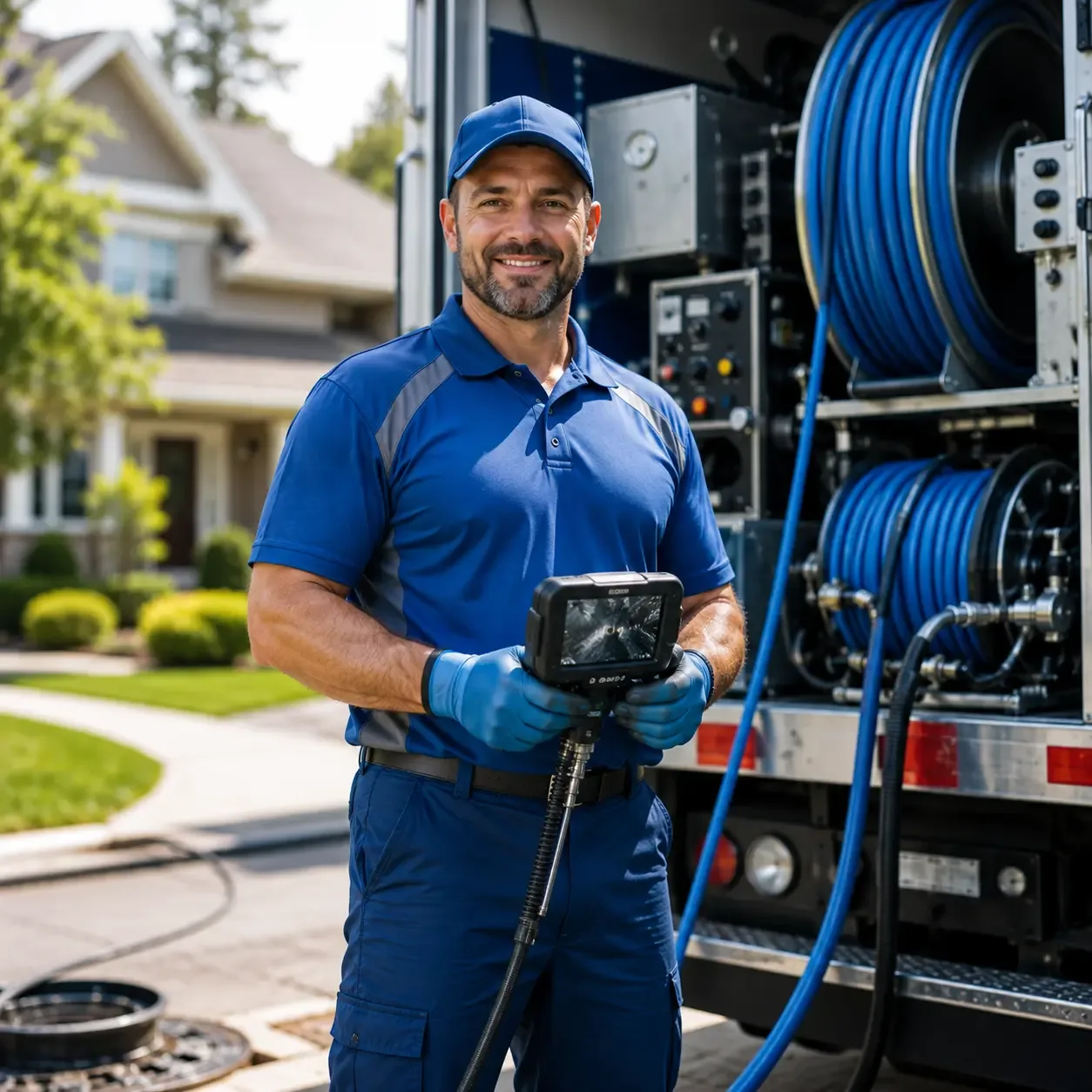 Local outdoor drain cleaning specialists in Jackson, MI